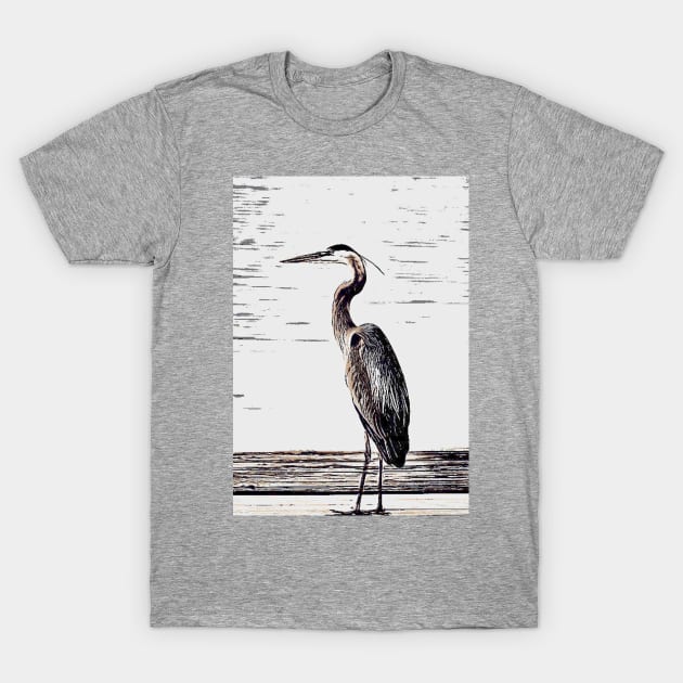 Great Blue Heron T-Shirt by Colette22